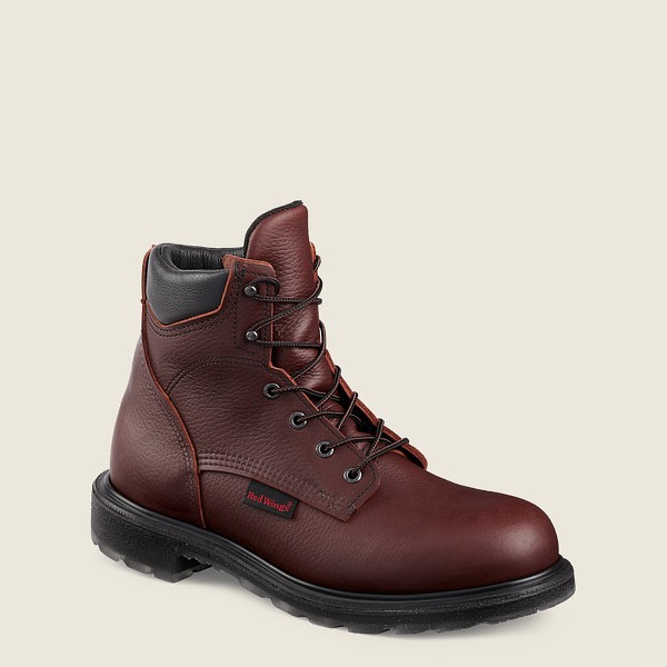 Botas de Trabajo Red Wing Hombre Vino - Supersole® 2.0 - 6-Inch Soft Toe - 571-GZDUXN